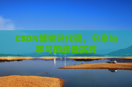 CSDN博客贴代码，分享与学习的最佳实践